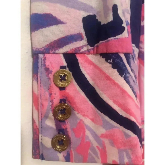 Lilly Pulitzer Merritt Dress Size XS Resort Vacation Floral Bright Colorful - Picture 3 of 8